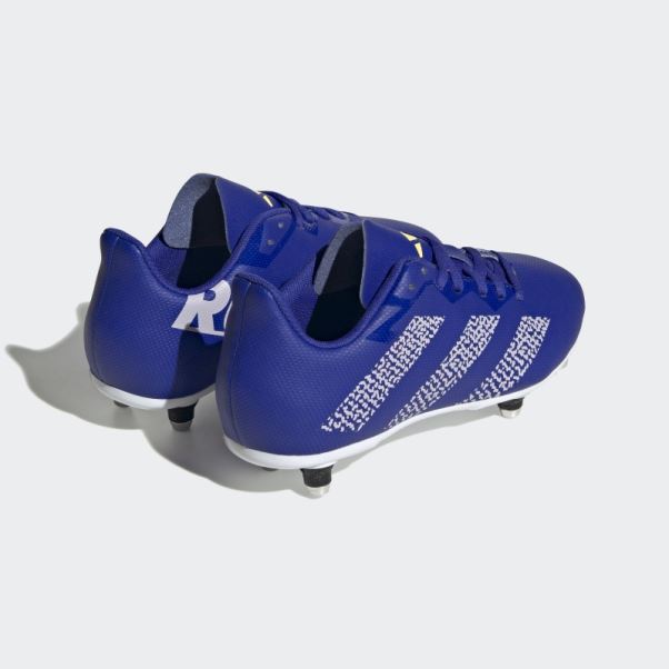 Adidas Rugby Junior Sg Boots Bleu