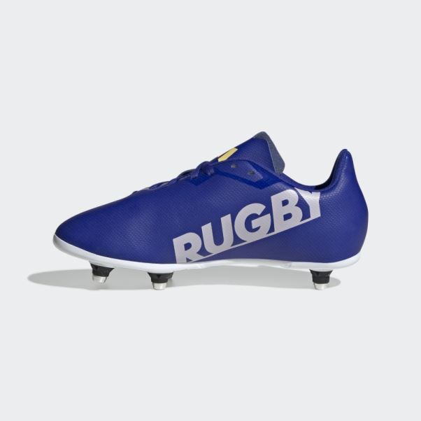 Adidas Rugby Junior Sg Boots Bleu