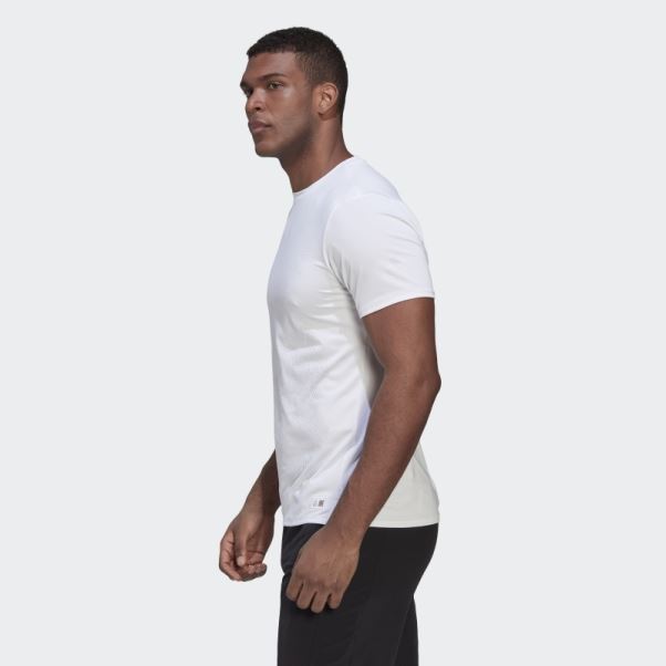 T-shirt De Running Adidas Made To Be Remade Blanc