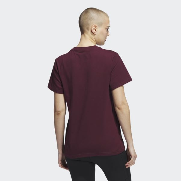 T-shirt à Manches Courtes Meneur De Jeu Adidas Bordeaux