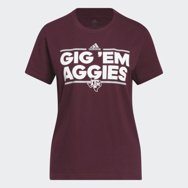T-shirt à Manches Courtes Meneur De Jeu Adidas Bordeaux