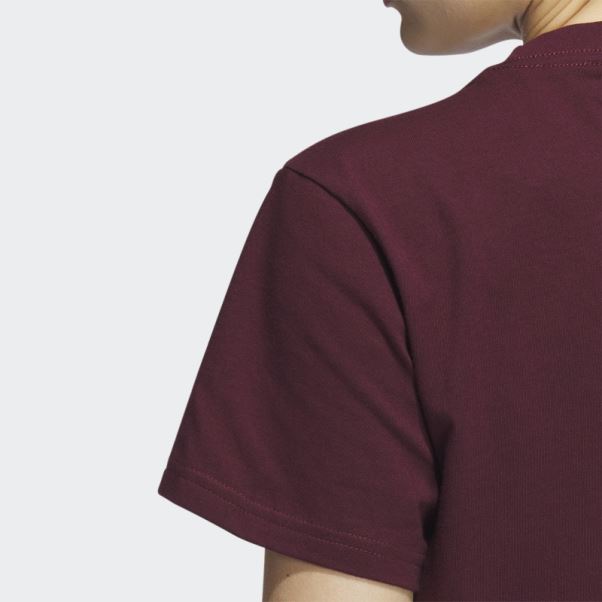 T-shirt à Manches Courtes Meneur De Jeu Adidas Bordeaux