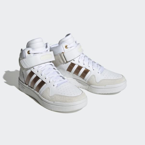 Adidas Postmove Mid Cloudfoam Super Lifestyle Basketball Classic Chaussures Blanc