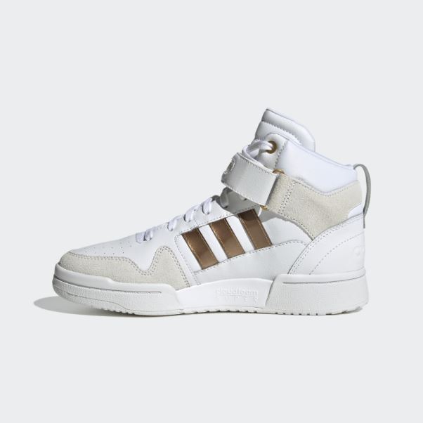 Adidas Postmove Mid Cloudfoam Super Lifestyle Basketball Classic Chaussures Blanc