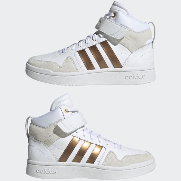 Adidas Postmove Mid Cloudfoam Super Lifestyle Basketball Classic Chaussures Blanc