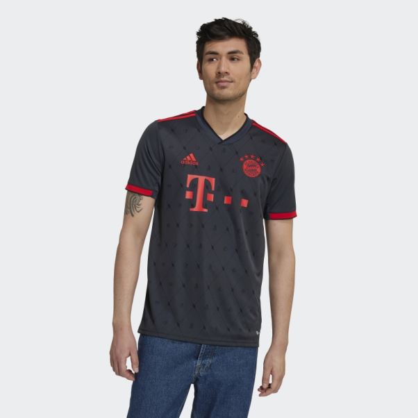 Maillot Fc Bayern 22/23 Third Gris Nuit Adidas