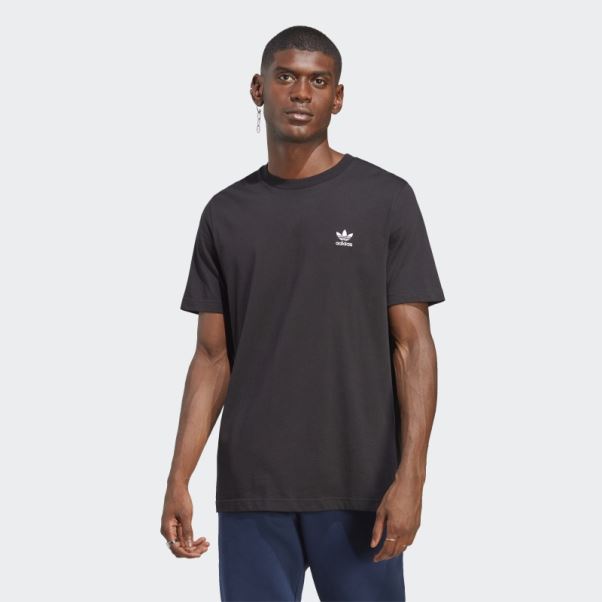 T-shirt Adidas Trefoil Essentials Noir