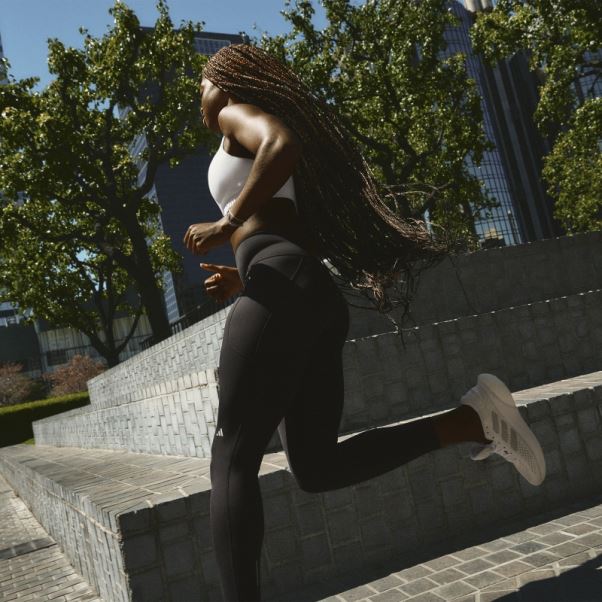 Soutien-gorge à Maintien élevé Adidas Fastimpact Luxe Run Blanc