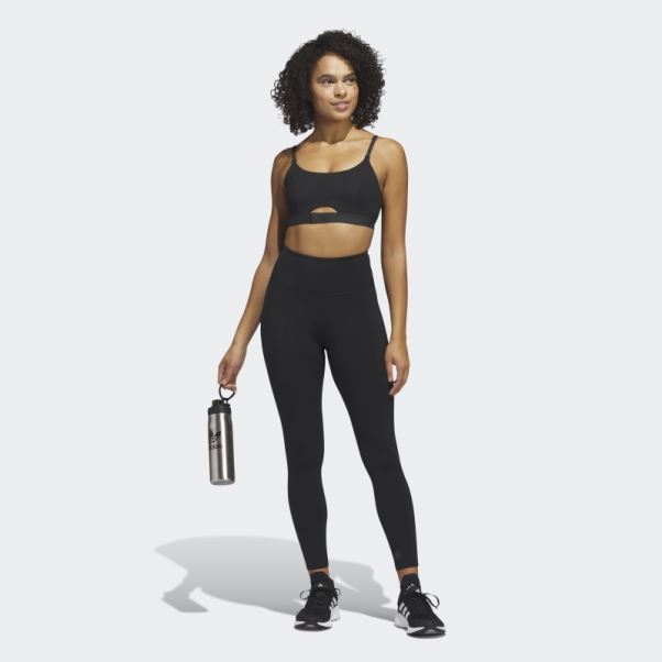 Legging Optime Training Luxe 7/8 Noir Adidas Fashion