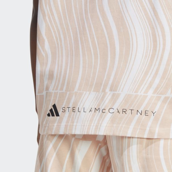 Adidas By Stella Mccartney T-shirt Graphique Truecasuals Rose Poudré Mode