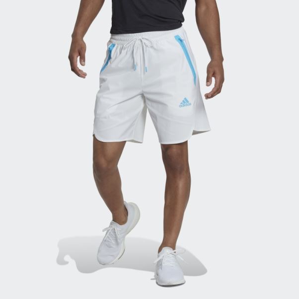 Short Adidas Blanc Conçu Pour Les Jours De Match