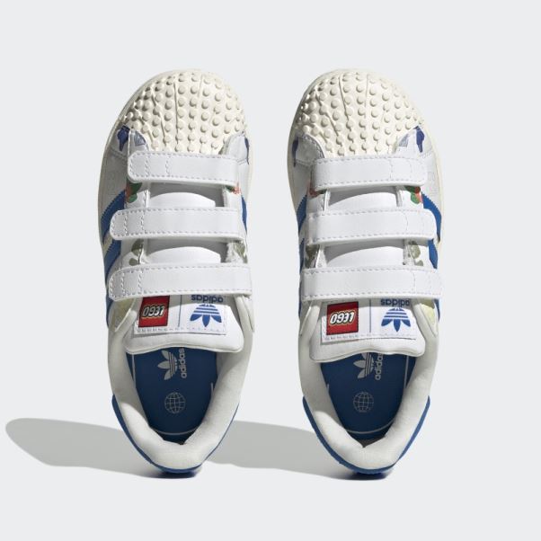 Adidas Superstar X Lego Blanc