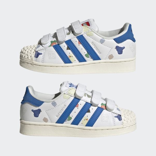 Adidas Superstar X Lego Blanc