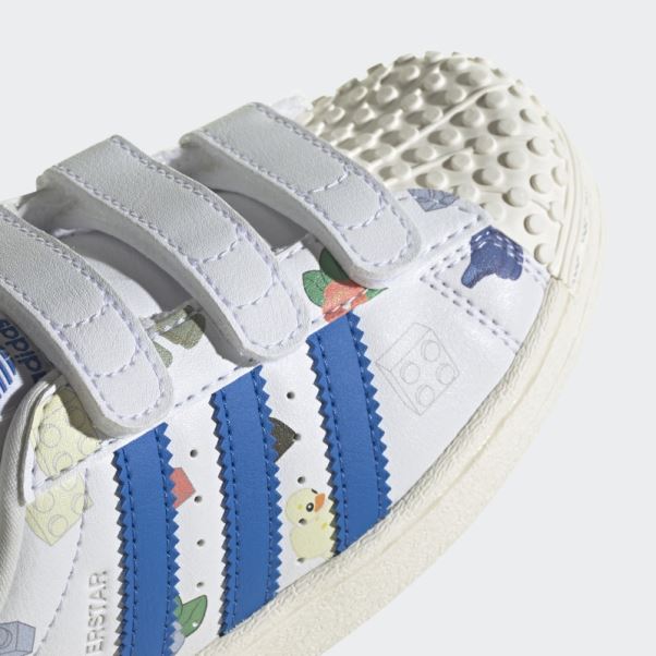 Adidas Superstar X Lego Blanc