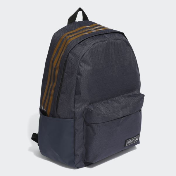 Sac à Dos Adidas Classic 3 Bandes Bleu Marine
