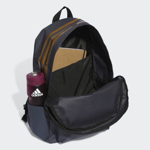 Sac à Dos Adidas Classic 3 Bandes Bleu Marine