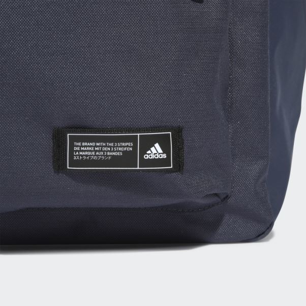 Sac à Dos Adidas Classic 3 Bandes Bleu Marine
