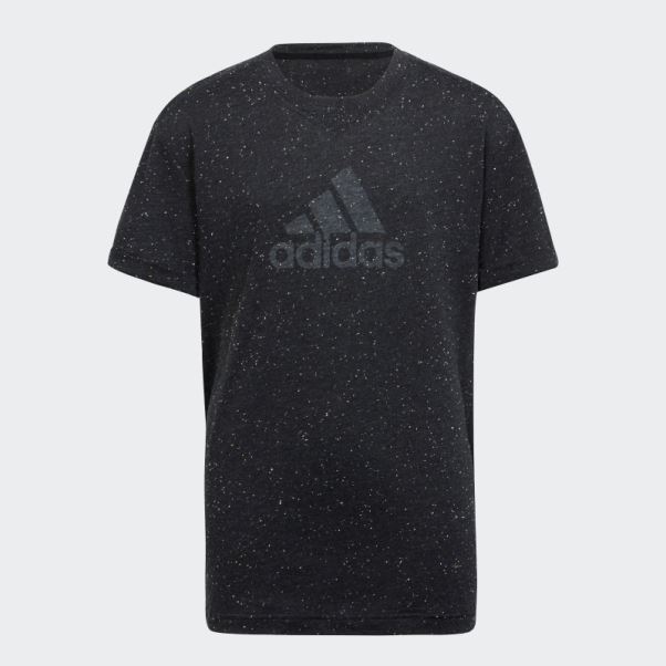 Tee Shirt Adidas Future Icon Winners Noir Melange