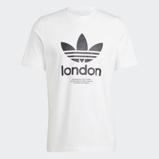 T-shirt Adidas Icone London City Originals Blanc