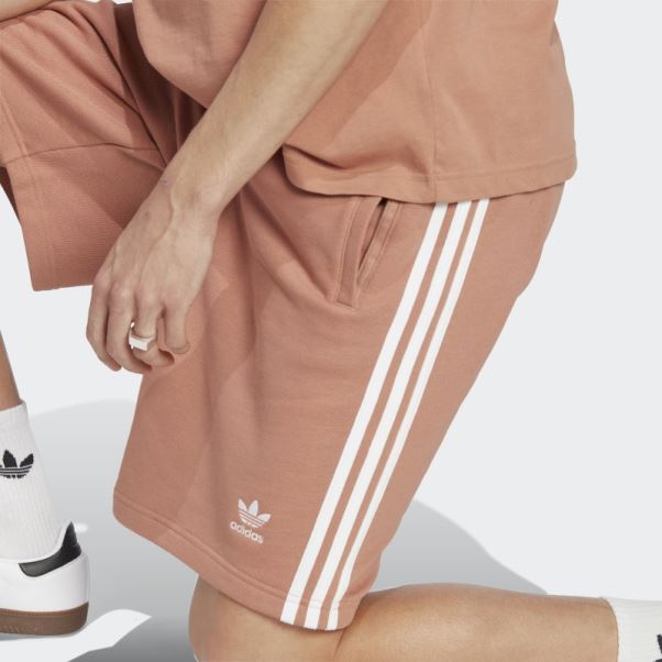 Short De Survêtement à 3 Bandes Adicolor Classics Terre Battue Adidas