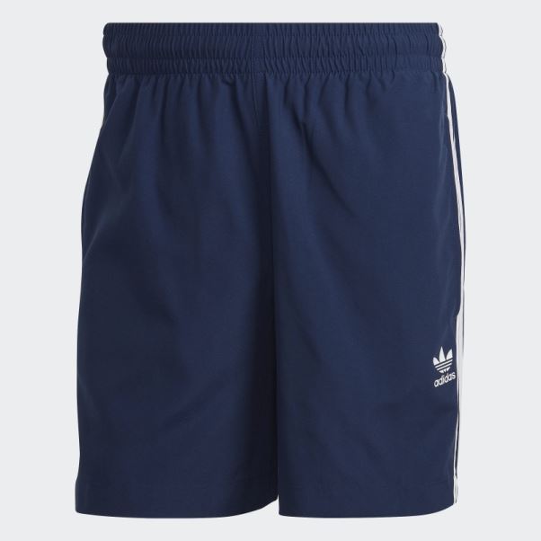 Short De Bain à 3 Bandes Adidas Adicolor Classics Indigo Nuit