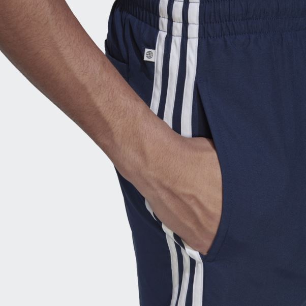 Short De Bain à 3 Bandes Adidas Adicolor Classics Indigo Nuit