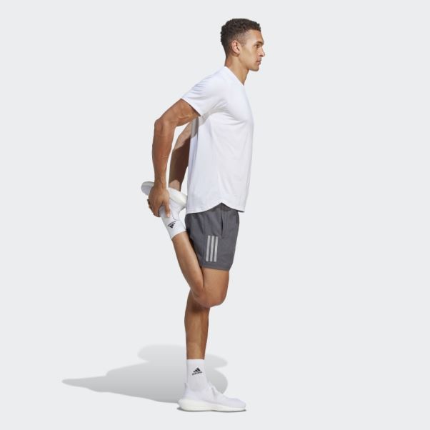 Short Chiné Adidas Own The Run Noir Chiné
