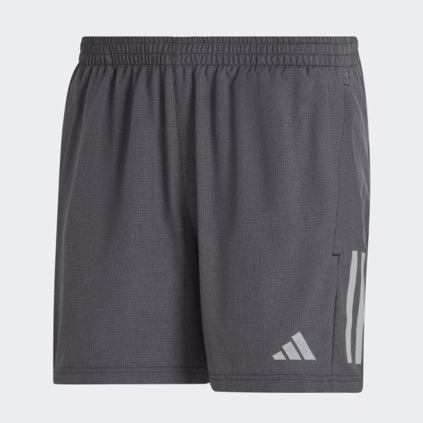 Short Chiné Adidas Own The Run Noir Chiné
