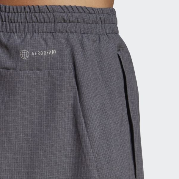 Short Chiné Adidas Own The Run Noir Chiné