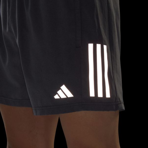 Short Chiné Adidas Own The Run Noir Chiné