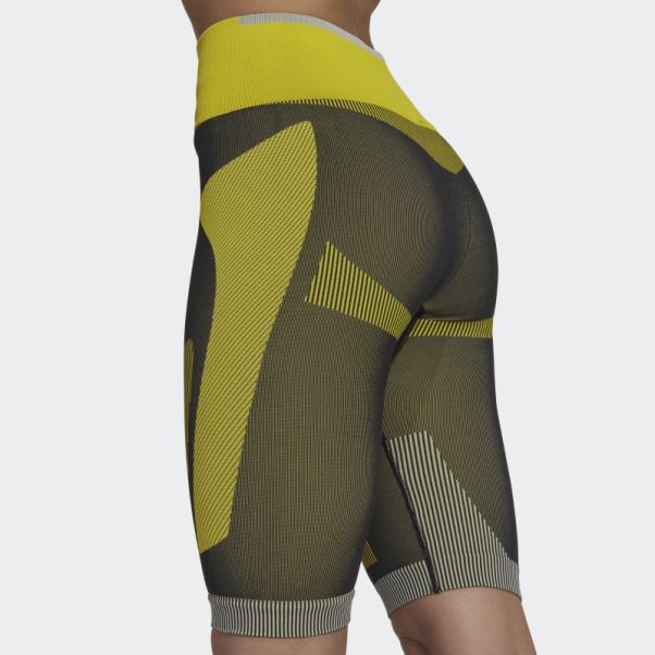 Adidas By Stella Mccartney Legging Court Sans Couture Truestrength Noir Chaud
