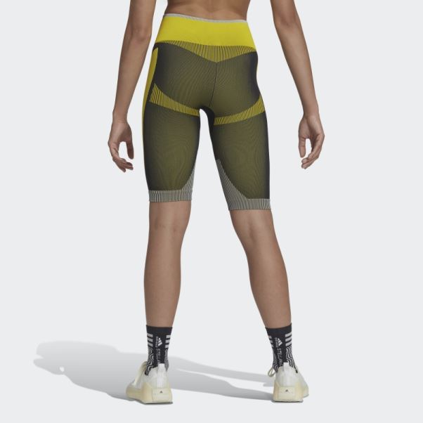 Adidas By Stella Mccartney Legging Court Sans Couture Truestrength Noir Chaud