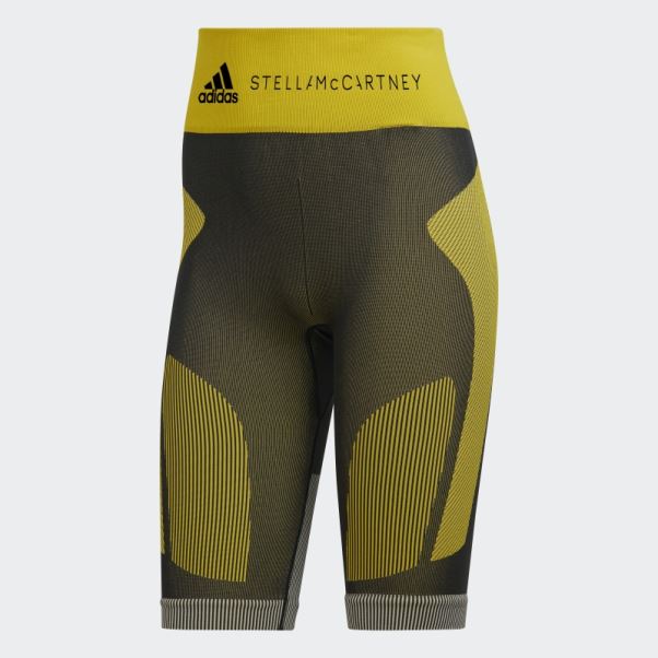 Adidas By Stella Mccartney Legging Court Sans Couture Truestrength Noir Chaud