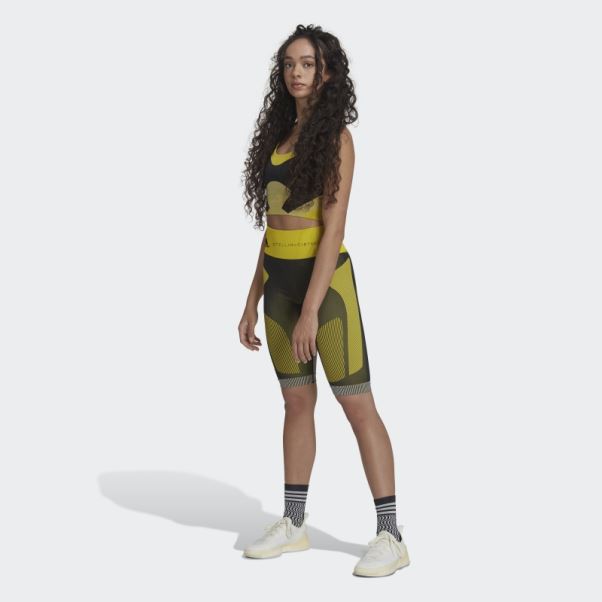 Adidas By Stella Mccartney Legging Court Sans Couture Truestrength Noir Chaud