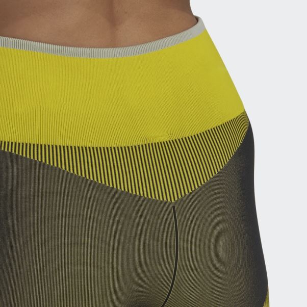 Adidas By Stella Mccartney Legging Court Sans Couture Truestrength Noir Chaud