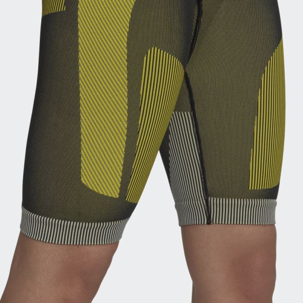 Adidas By Stella Mccartney Legging Court Sans Couture Truestrength Noir Chaud