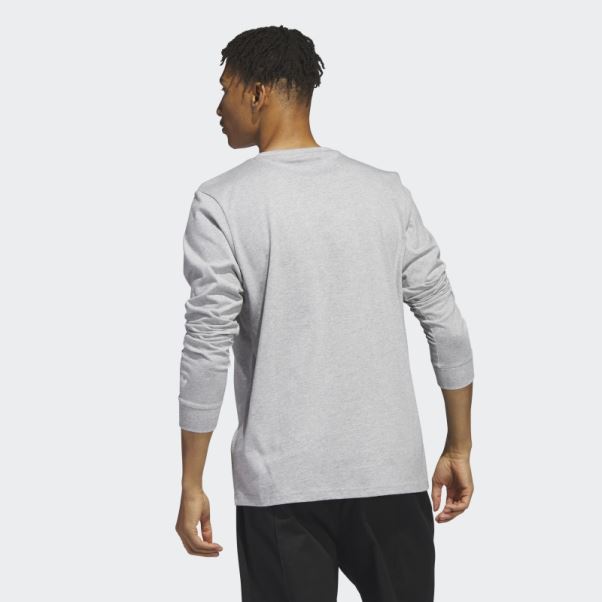 T-shirt à Manches Longues Shmoofoil Graphique Gris Moyen Adidas