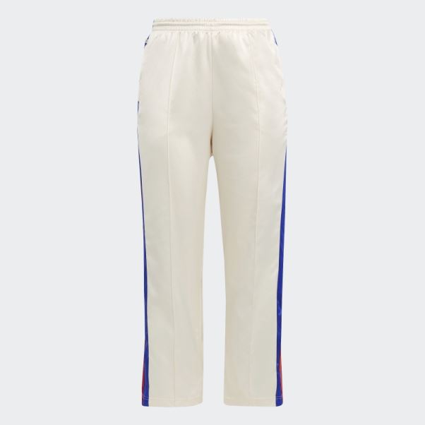 Adidas Pantalon Adibreak En Satin Blanc (taille Plus) Fashion