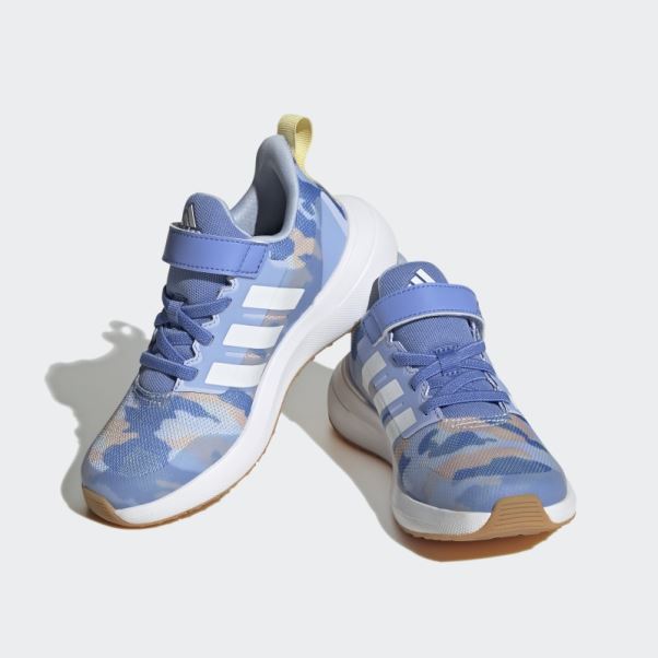 Chaussures Fortarun 2.0 Cloudfoam élastiques à Lacets Bleu Adidas