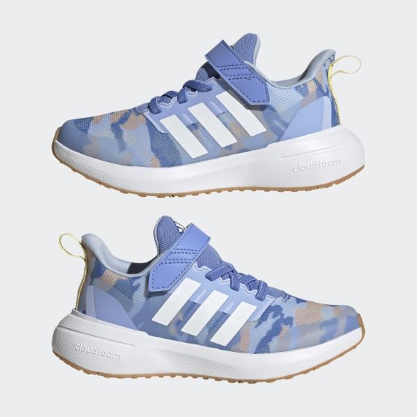 Chaussures Fortarun 2.0 Cloudfoam élastiques à Lacets Bleu Adidas