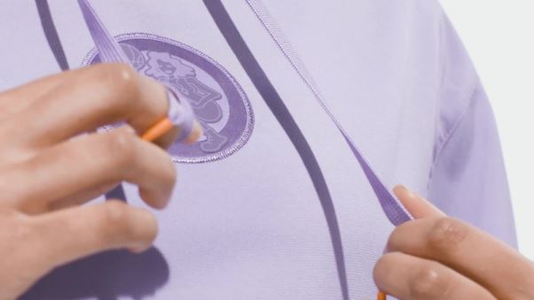 Adidas Hoop York City Sweat à Capuche Lilas