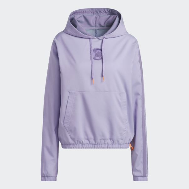 Adidas Hoop York City Sweat à Capuche Lilas