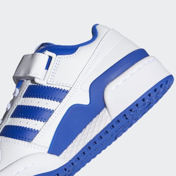 Adidas Forum Low Blanc/bleu Royal Chaussures