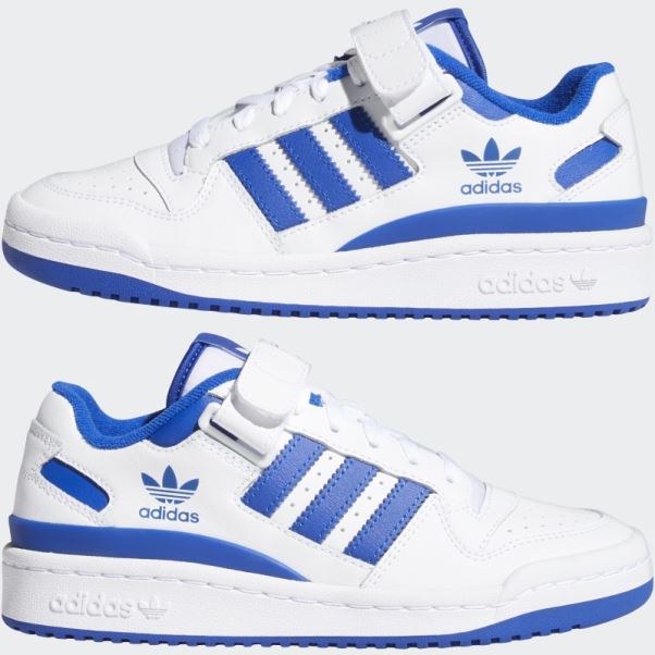 Adidas Forum Low Chaussures Blanc/bleu Royal