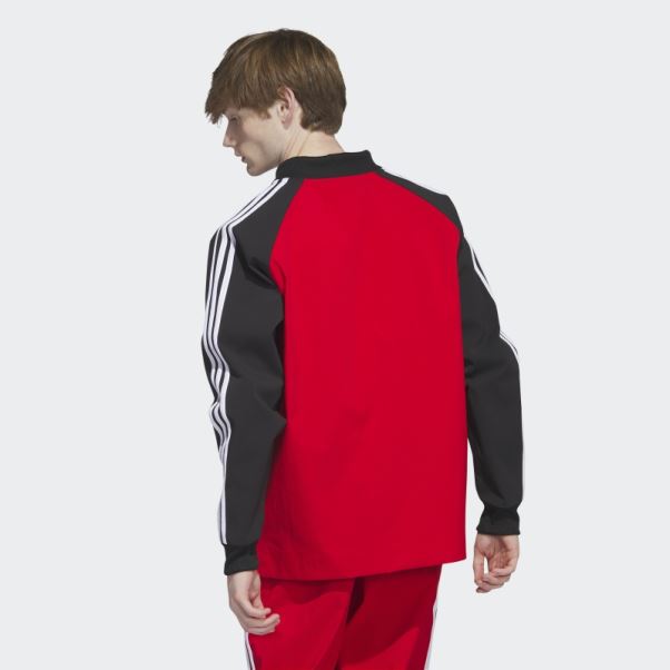 Veste Tissée Sst Adidas écarlate