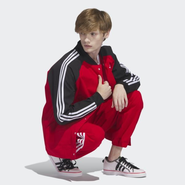 Veste Tissée Sst Adidas écarlate