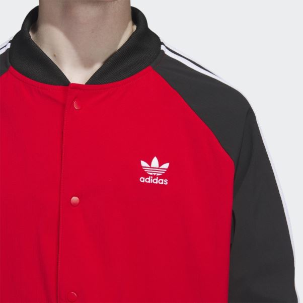 Veste Tissée Sst Adidas écarlate