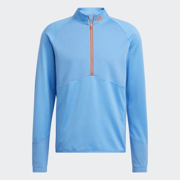 Pull Adidas Cold.rdy 1/4-zip Bleu