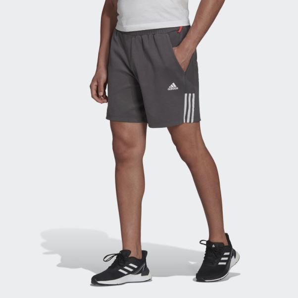 Short De Sport Aeroready Motion Gris Adidas