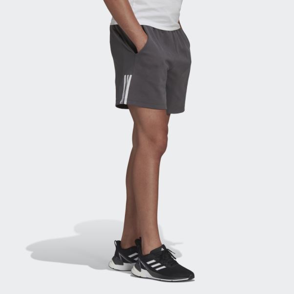 Short De Sport Aeroready Motion Gris Adidas